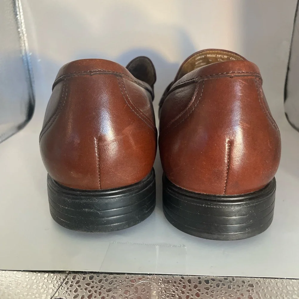 Bostonian Mens Tassel Loafer Shoes New Signa Advance Leather SZ 10 1/2 Dress Sho